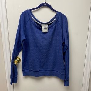 PINK Victoria’s Secret Blue Crewneck Sweatshirt. Size Large.